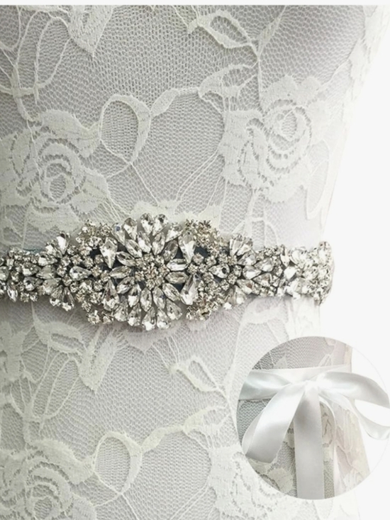 Accessories - Bridal Crystal Rhinestone Wedding Dress Belt